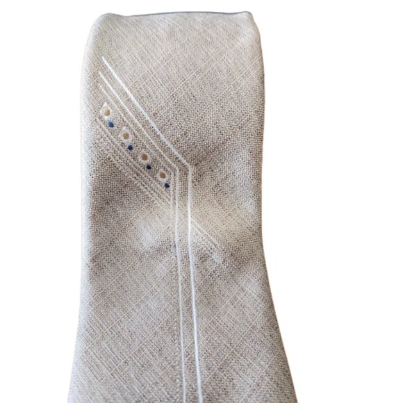 Vintage Don Loper Beverly Hills Necktie – Light Grey, 143cm x 7.5cm - Picture 6 of 7